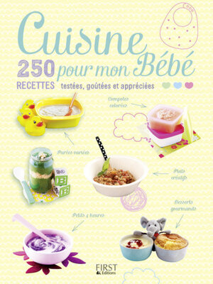 cover image of Cuisine pour mon Bébé--250 recettes testées, goûtées et appréciées